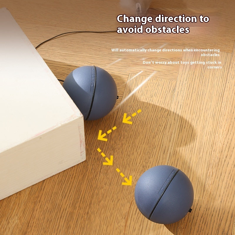 Cat Toys Mouse Teaser Ball Funny Moving Toy For Pets Cat Dog Electric