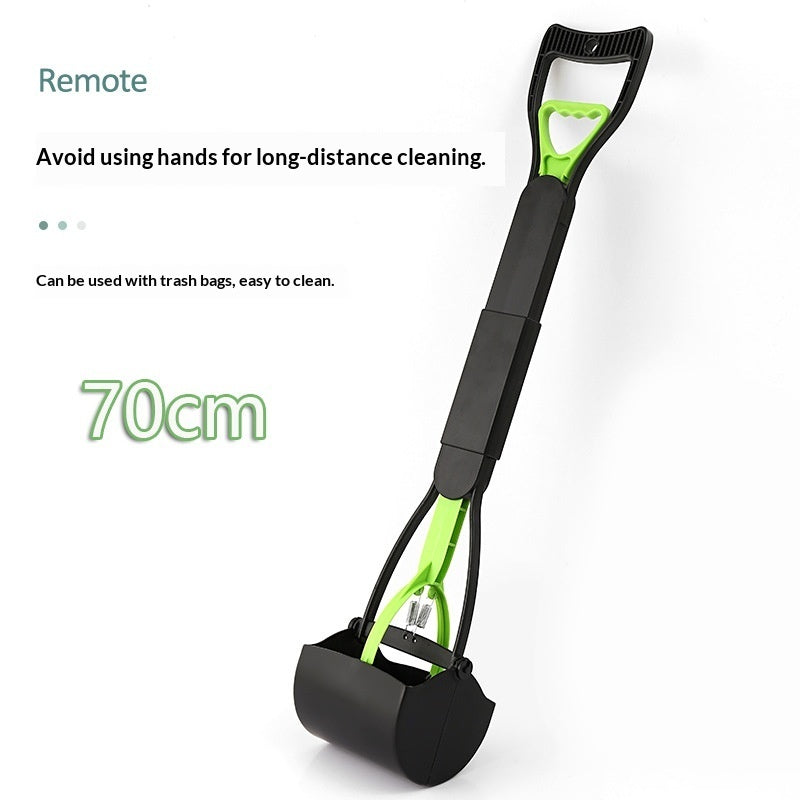 70cm-long Foldable Pet Waste Picker With A Handle For Picking Up Dog Poop