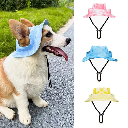Comfy Pet Sun Hat with Ear Holes