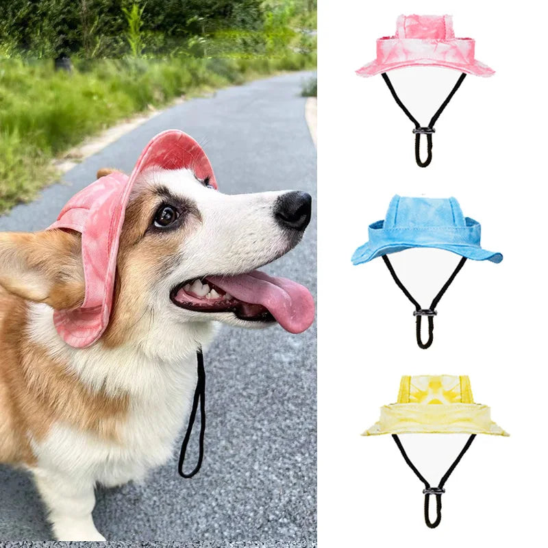 Comfy Pet Sun Hat with Ear Holes