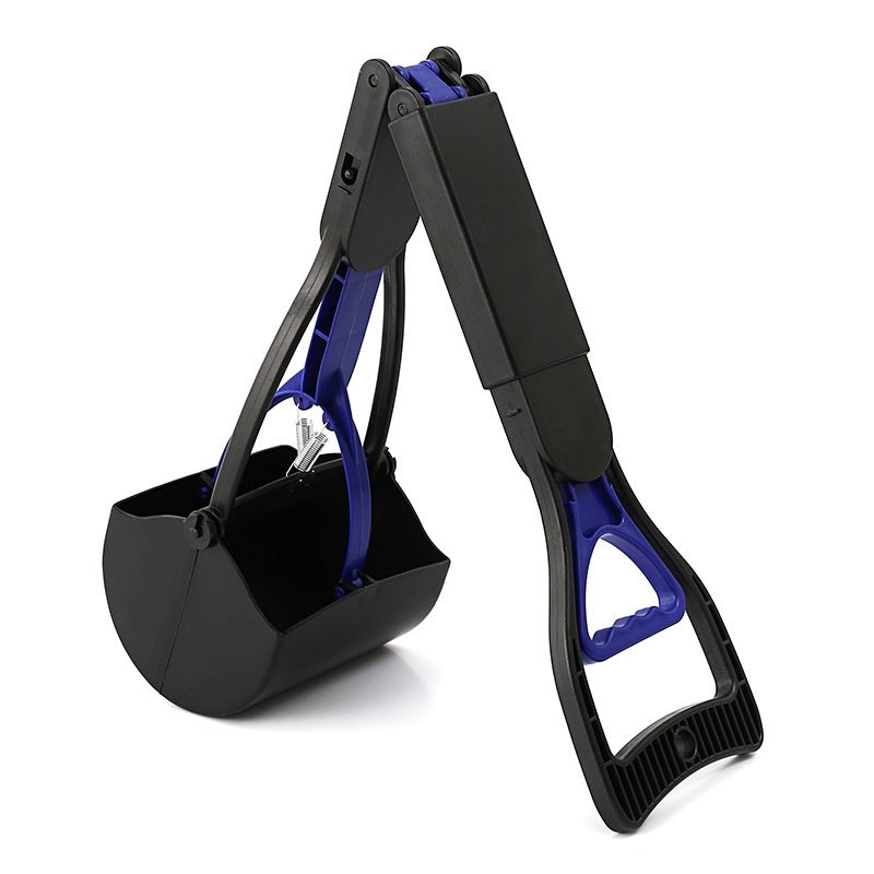 70cm-long Foldable Pet Waste Picker With A Handle For Picking Up Dog Poop